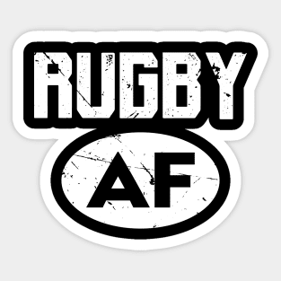 Rugby AF Fan Sticker